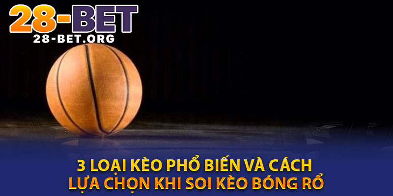 3 Loại Kèo Phổ Biến Và Cách Lựa Chọn Khi Soi Kèo Bóng Rổ