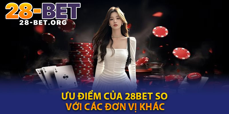 Ưu điểm của 28bet so với các đơn vị khác